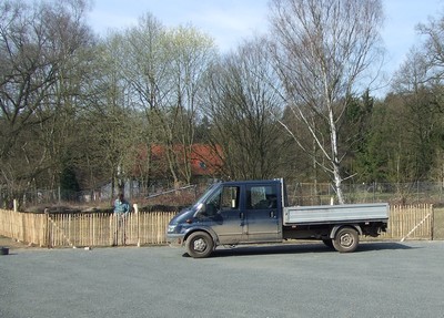 Bau der Eselkoppel